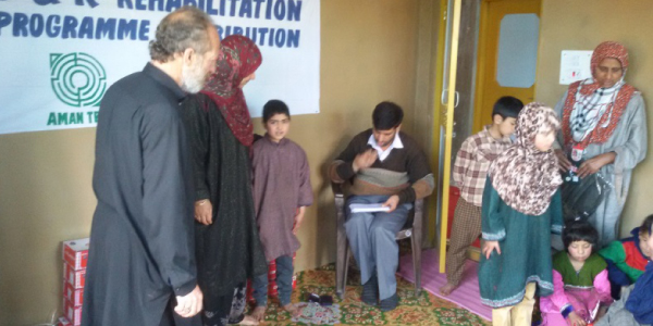 Flood Relief Interventions — Relief Material Distribution, J&K